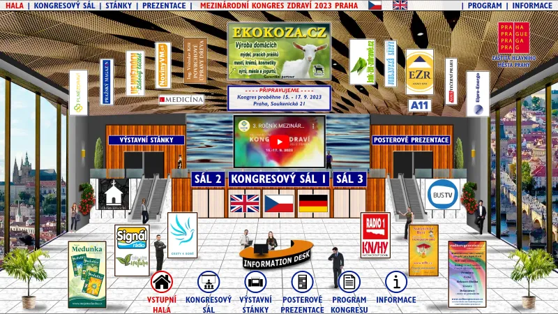 VIRTUÁLNÍ 3D PROSTŘEDÍ KONGRESU