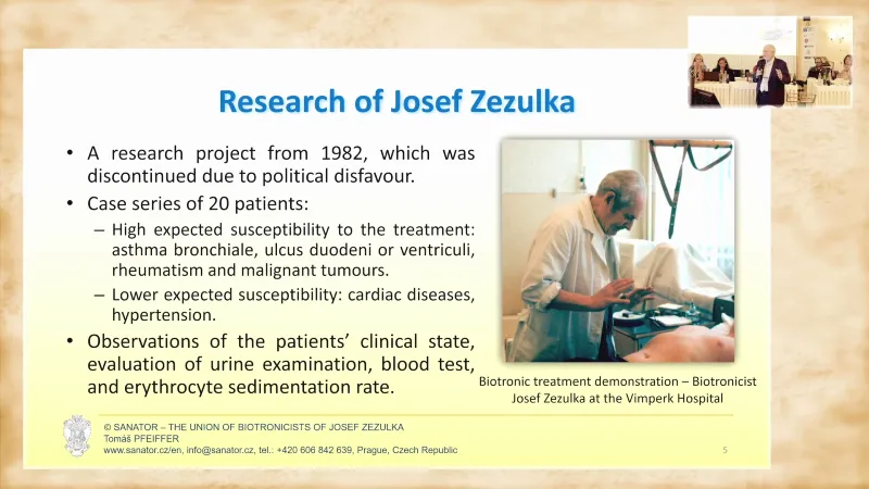 Research of Josef Zezulka
